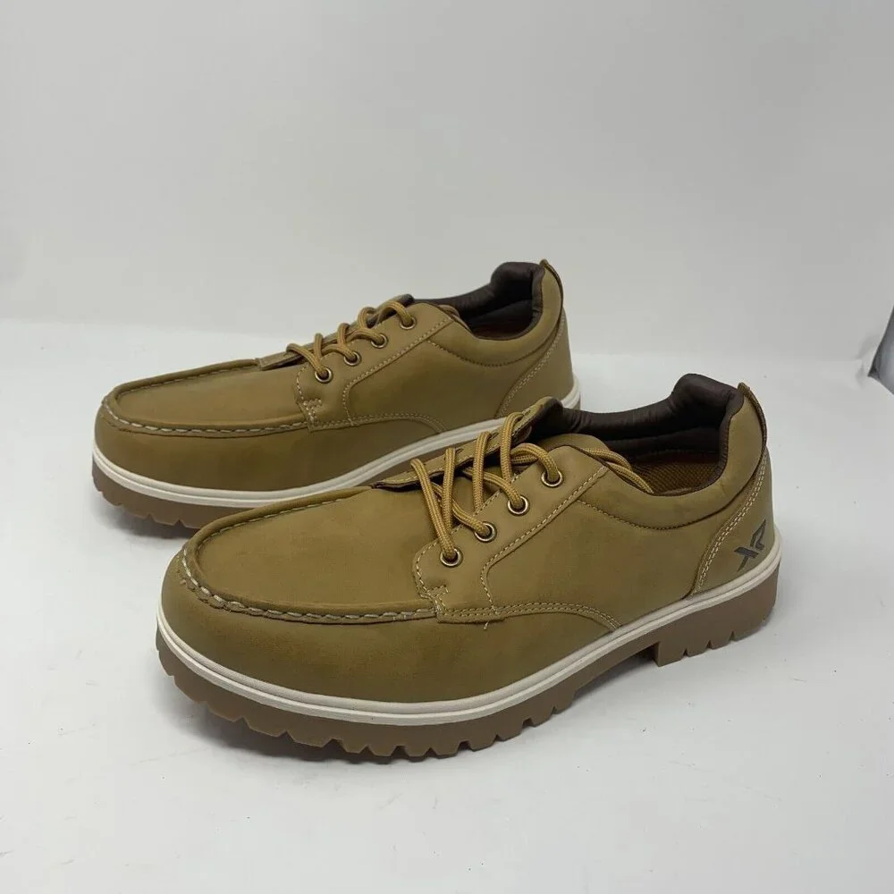 Xray‎ Footwear XRW2524 Delbert Loafers Shoes Men's 12 Brown Faux Leather 8121